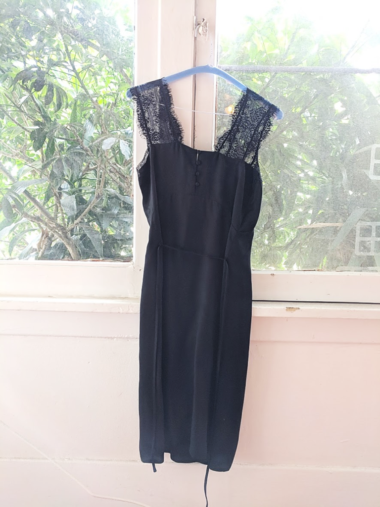 Cupro dress (alternative to silk) -  fabrics that don't show sweat marks