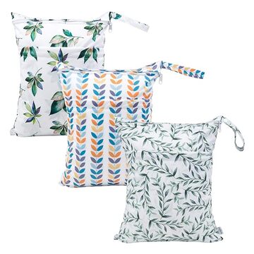 Washable zip bags that keep the leaks/smell inside.