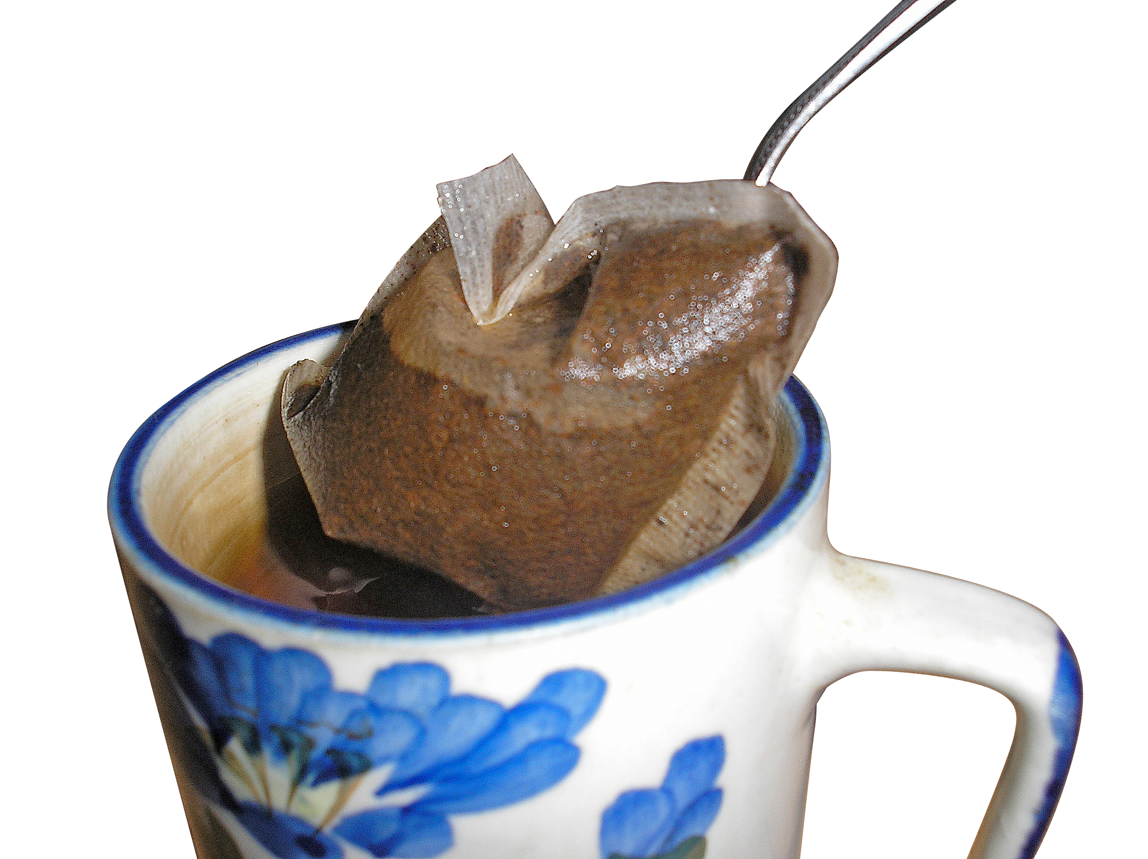 Black tea bag