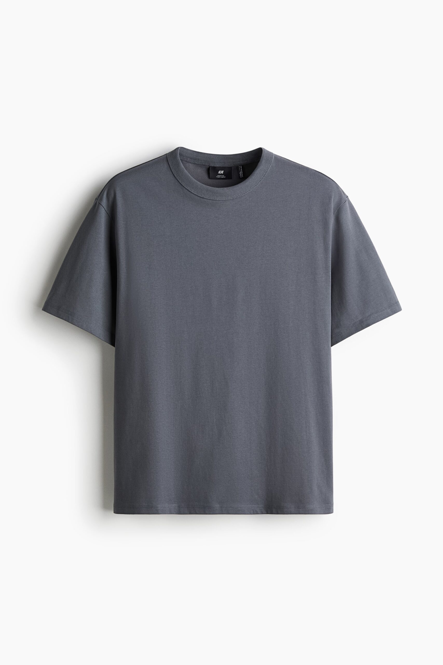H&M COOLMAX loose-fit t-shirt in gray
