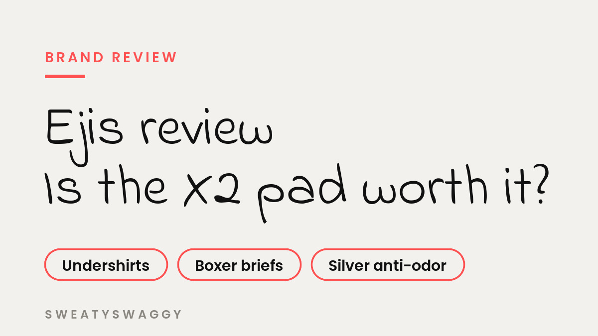 Ejis Sweat-Proof Undershirt Review: Is the X2 Pad Worth It?