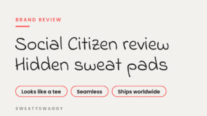 Social Citizen review: sweat-proof shirts with hidden underarm pads